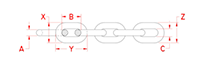 Suncor® 304L Stainless Steel National Association of Chain Manufacturers (NACM) Industrial Chains - 2