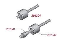 BCS-05 Smooth Barrel Anchor Set for 0.5 Inch (in) Strand (201301 and 201342)