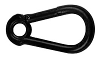 Black-Coated-Snap-Hooks-w---Eyelet