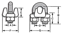 Drop Forged Wire Rope Clips