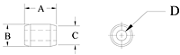 cylindrical terminal drawing