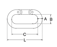 Dimensional Drawing for Connected Link