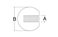 Dimensional Drawing for Ball End