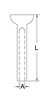 Dimensional Drawing for Stemball Swage