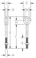 Shoulder Nut Eye Bolt