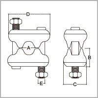 FORGEDFIST CLIP SS T316 diagram