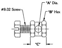 ZINC PLATED WIRE STOP