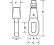 Oval Eye Fittings - 2