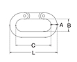 Dimensional Drawing for Connected Link