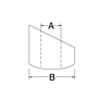 Dimensional Drawing for Angle Washer