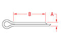 18-8 Stainless Steel Cotter Pins - 2